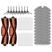 Compatible avec L'Aspirateur pour pour Mova M1 / pour Trouver M1: Pièces de Rechange, Brosse Latérale Principale, Chiffon de Nettoyage, Filtre