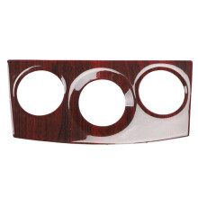 Car Manual A/C Control Panel Trim Cover for 2007-2013 Interior A/C Panel Trim Parts Glossy Wood Grain