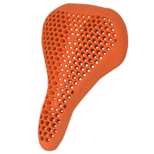 Bike Saddle Cover Silicone Cushion Pad for Mountain, BMX, Folding Bikes Orange Color