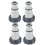 Pool Hose Adapter A - 1.5" to 1.25" Conversion Connector for Filter Pumps & Saltwater Systems, 4-Pack 1