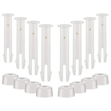 30 Pcs Plastic Pool Joint Pins with 36 Pcs Pool Seals Summer Pool Parts 2.36 Inch Pool Clips for Above Ground Pools