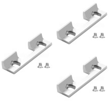 3 Sztuki Wymiennych Elementów Typu 115 do Blach Zaczepowych, Regulowany Element Wymienny Blach Zaczepowych, Rozstaw Otworów na Śruby 32 mm