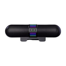 RGB Gaming Sound Bar Esports Speaker Computer Desk 2.0-Inch HiFi Speaker 12W Sound System 120Hz-20KHz