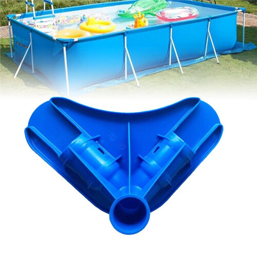Swimming Pool Corner Bracket Connector Frame Fitting for Enhanced Pool Stability Black