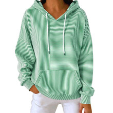 Womens Oversized Hoodies Pullover Sweatshirts Casual-Green XXL