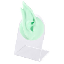 Fantasy Costume Elf Ear Prosthetic, Soft-Light green left ear