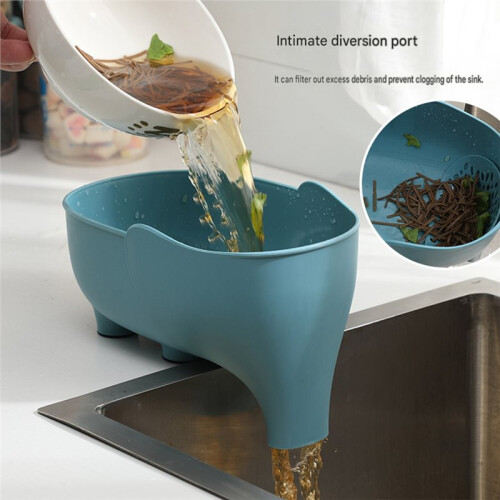 Multifunctional Elephant Shaped Drain Basket for Efficient Fruit and Vegetable Washing 1