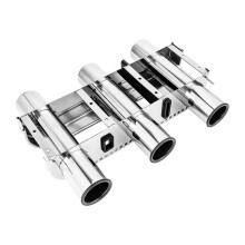 Marine 2 Layer 3 Tube Fishing Rod Holder, Fishing Rod Rack Holder for Boat, Yacht, Garage