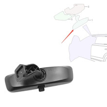 Rétroviseur Intérieur de Voiture 601000172AA pour Tiggo 4/7/8/9/LX/RX Arrizo 5 GX (Réflecteur Intérieur)