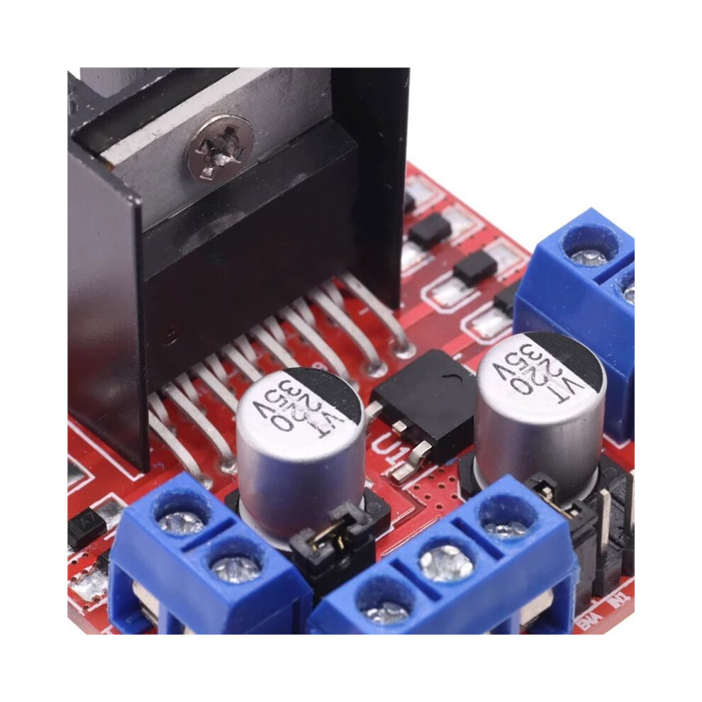 2 Stuks L298N Driverbord Module 25W Hoge Vermogen L298 Motor Driver ...
