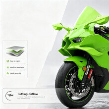 Motorcycle Side Fixed Wing Wind Deflector Fairing Spoiler Accessories for ZX-10R 2021-2025