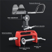 2pcs Boat Rod Holder Boat Accesories 360 Adjustable Clamp Boat Rod Holder, Fishing Rod Mount for Yacht Boat