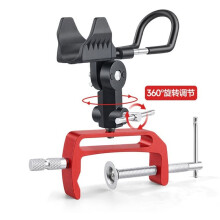 2pcs Boat Rod Holder Boat Accesories 360 Adjustable Clamp Boat Rod Holder, Fishing Rod Mount for Yacht Boat