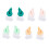 Fantasy Costume Elf Ear Prosthetic, Soft-Light green left ear 2