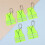 Liliaafar 30 Pcs Reflective Keychain Tags for Enhanced Nighttime Visibility and Safety 3