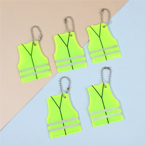 Liliaafar 30 Pcs Reflective Keychain Tags for Enhanced Nighttime Visibility and Safety 2