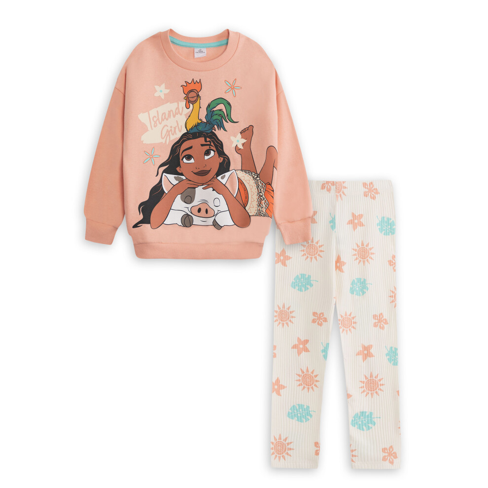 Disney (2-3 Years) Sweatshirt And Joggers Set (Girls Multicoloured)