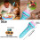 Kids Projector Flashlight 10 Cards 80 Patterns Night Light Bedtime Story Early Learning Educational Toy Gift 6