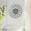 Indoor Flower Wall Plaque With Raised Texture for-Silver 8