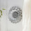 Indoor Flower Wall Plaque With Raised Texture for-Silver 9