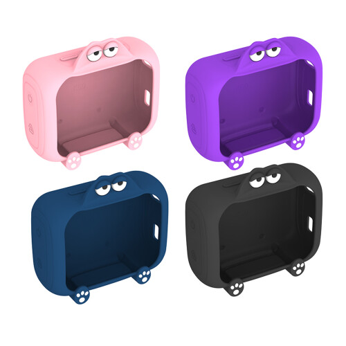 Daily Carry Speaker Case for GO 5, Silicone Protective-Pink 1