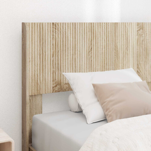 VidaXL vidaXL Bed Frame with Storage and Headboard Sonoma Oak 100 x 200 cm 2