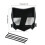 Motorcycle Front-End Plate Cover, Black Plastic Vented Panel 3