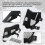 Motorcycle Front-End Plate Cover, Black Plastic Vented Panel 4