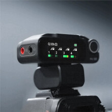 Para Receptor de Microfone Sem Fio para Mic Pro, Receptor de Áudio Multi-Dispositivo de 4 Canais para Câmera