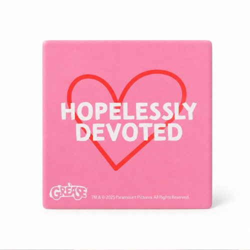Fandomania Grease 'Hopelessly Devoted' Coaster Pink