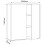 Office cabinet Sideboard Salia 3x B100 5