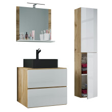 (Matt, Without Basin) 4 pcs washbasin bathroom furniture Lendas 60 cm L