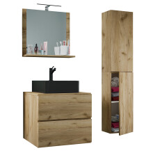 (Matt, Without Basin) 4 pcs washbasin bathroom furniture Lendas 60 cm L
