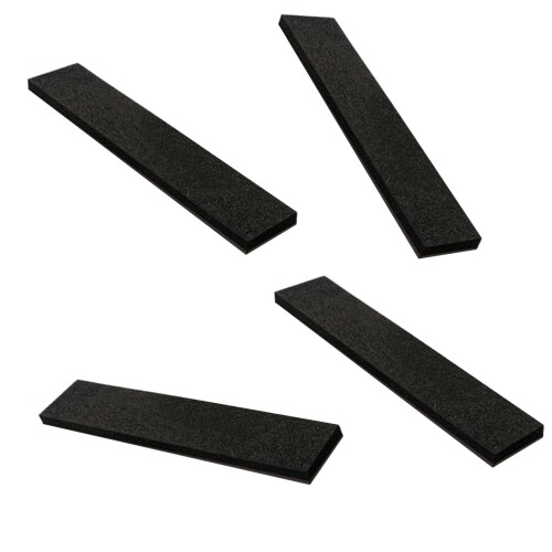 Schwarze Cutter-Grundplatten, 4-teiliger Ersatz für