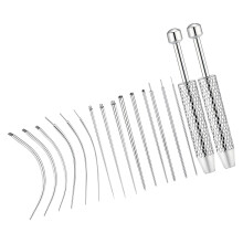 Body Piercing Jewelry Changing Tools Stainless Steel 17-Piece