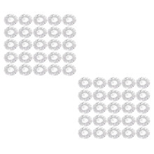 Bowl and Plate Food Covers, Aluminum Kitchen Covers for-50Pcs
