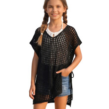 Couverture de plage pour filles pour la piscine et les-10T Noir