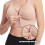 Womens Workout Bra with Front Open Design Support Cup-Black 2XL 7