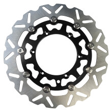 Remschijf met gleuf voor CB1300 2005-2012 Garageservice en-Zwart