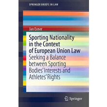 Sporting Nationality in the Context of European Union Law Seeking a Ba