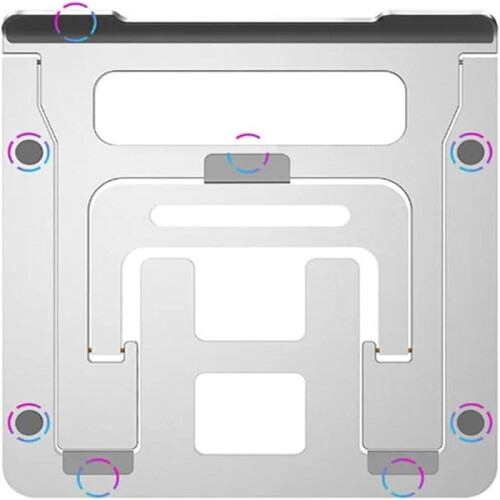 Aluminum Laptop Stand Adjustable Foldable Portable Cooling Non Slip 2