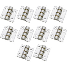 10Pcs Stainless Steel Hinge for Wooden Jewelry Box, Concealed Cabinet Door Hinges