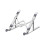 Aluminum Laptop Stand Foldable Portable Cooling Desk Holder Silver 1