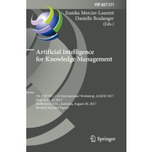 Artificial Intelligence for Knowledge Management 5th IFIP WG 12.6 Inte