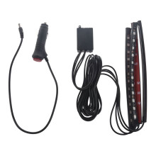 RGB 4xLED Strips Car Interior Floor Atmosphere Light Phone App Control