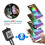 RGB 4xLED Strips Car Interior Floor Atmosphere Light  Phone App Control 7