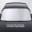 Front Windshield Cover with Reflective Silver Film for-type B 2