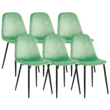 (Metal, Green) 6s Dining chairs Chairs Kitchen Fiolo Mint