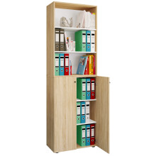(Chipboard, Brown) Office cabinet File cabinet Regal Lona 6f