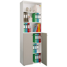 (Chipboard, Grey) Office cabinet File cabinet Regal Lona 6f